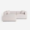 Sofa 3-Sitzer modular Halbinsel Ecke aus Stoff Lorys Sales