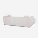 Sofa 3-Sitzer modular Halbinsel Ecke aus Stoff Lorys Rabatte