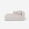 Sofa 3-Sitzer modular Halbinsel Ecke aus Stoff Lorys Lagerbestand