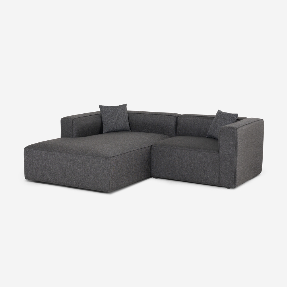 Modulares Sofa 3-Sitzer aus Stoff Halbinsel eckig Lorys