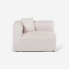 Modulares 3-Sitzer-Halbinsel-Ecksofa aus Stoff Rylos Auswahl
