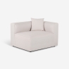 Modulares 3-Sitzer-Halbinsel-Ecksofa aus Stoff Rylos Modell