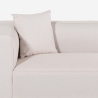 Modulares 3-Sitzer-Halbinsel-Ecksofa aus Stoff Rylos Maße