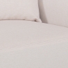 Sofa 3-Sitzer modular Halbinsel Ecke aus Stoff Lorys Maße