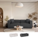 Sofa 3-Sitzer modular modern für Wohnzimmer aus Stoff Neko Verkauf
