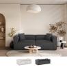 Sofa 3-Sitzer modular modern für Wohnzimmer aus Stoff Neko Verkauf
