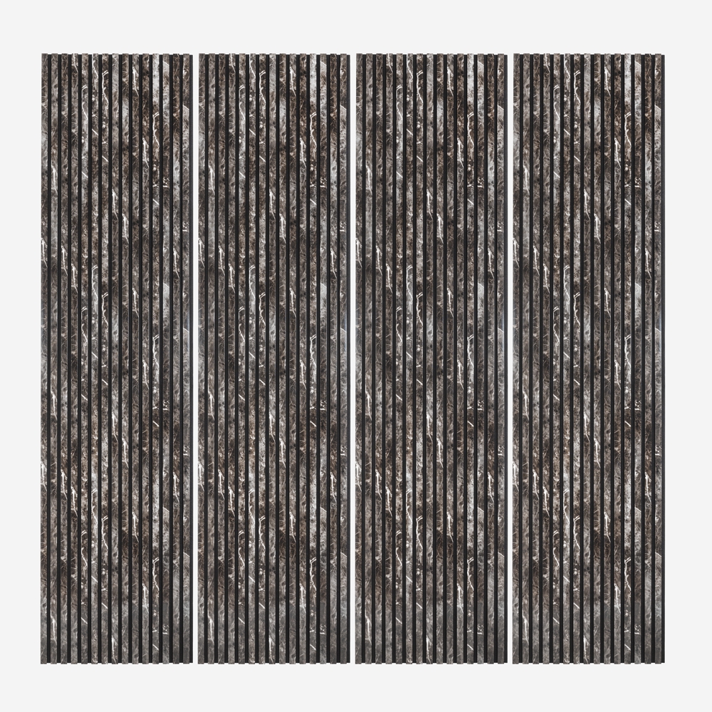 4 x schwarzer Marmor-Effekt Wandpaneele Akustikpaneele 240x60cm Kover-MC Aktion 4 x schwarzer Marmor-Effekt Wandpaneele Akustikpaneele 240x60cm Kover-MC Aktion