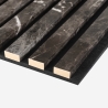 4 x schwarzer Marmor-Effekt Wandpaneele Akustikpaneele 240x60cm Kover-MC Katalog