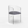 Transparenter Polycarbonat-Sessel elegantes Design Dorian Verkauf
