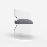Transparenter Polycarbonat-Sessel elegantes Design Dorian Sales