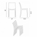 Poly Rattan Bar Garten Eisdiele Stühle stapelbar Bistrot Grand Soleil 