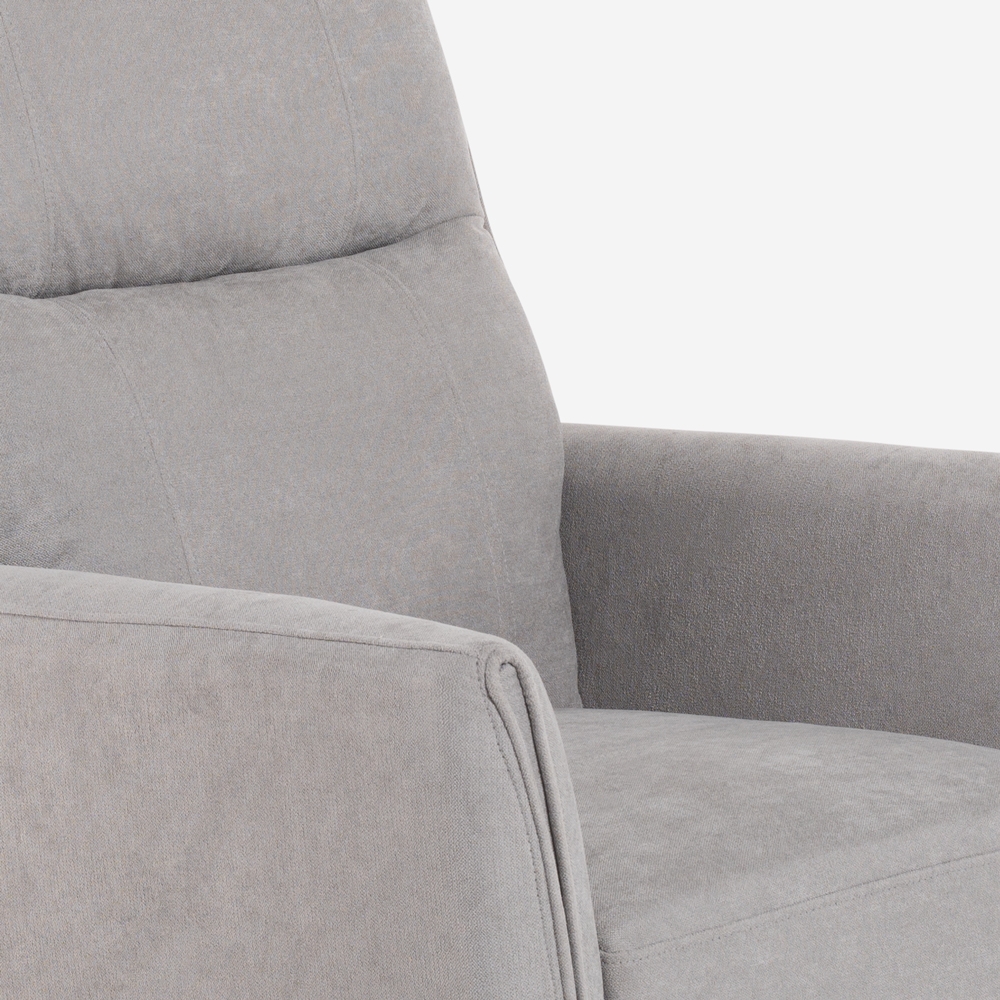   Sabrina: Moderner manueller Relaxsessel aus Stoff für das Wohnzimmer 