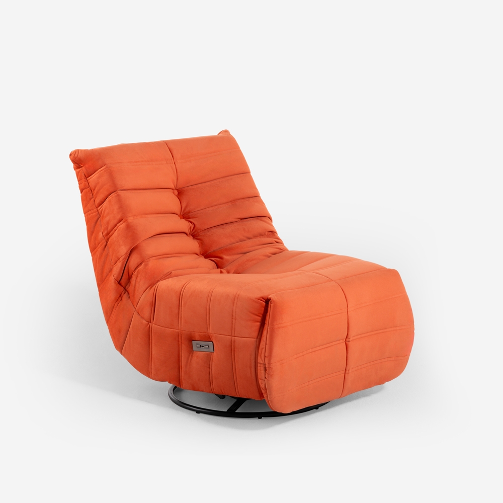 Elektrischer Sessel Relax modernes Design verstellbar mit USB-Ladegerät Sara