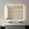 Badezimmerspiegel 70x90cm LED-hinterleuchtet rechteckig Morgen L Sales