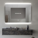 Badezimmerspiegel 130x80cm rechteckig LED-hinterleuchtet Krona XL Rabatte