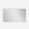 Badezimmerspiegel 130x80cm rechteckig LED-hinterleuchtet Krona XL Verkauf