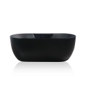 Freistehende ovale mattschwarze Badewanne 170x75cm Heraklia Dark Angebot