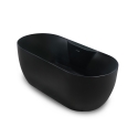 Freistehende ovale mattschwarze Badewanne 170x75cm Heraklia Dark Verkauf