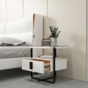 Nachttisch mit kabelloser LED-Lampe und Schublade Klaas Rabatte