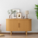 Anrichte vintage mit 2 Holzschiebetüren 120cm für Wohnzimmer Ambis Angebot