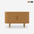 Anrichte vintage mit 2 Holzschiebetüren 120cm für Wohnzimmer Ambis Aktion
