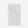Rechteckige Duschwanne 120x90cm bündig mit dem Fußboden Marmor-Effekt Stone MM Katalog