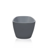 Moderne freistehende Badewanne 170x78cm oval matt grau Idra Moon Angebot