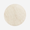 Esstisch 120 cm modern rund aus Holz in Steinoptik Kara Sales
