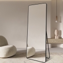 Wandspiegel 180x80cm groß freistehend modern schwarz Arsen-B Angebot