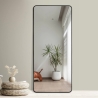 Wandspiegel 180x80cm groß freistehend modern schwarz Arsen-B Rabatte