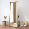 Standspiegel 180x80cm goldfarben mit Standfuß Rektor Angebot