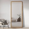 Standspiegel 180x80cm goldfarben mit Standfuß Rektor Sales