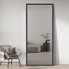 Wandspiegel in modernem Design 180x80cm grau Heima Sales