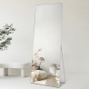 Specchio grande 180x80cm da appoggio a terra parete argento Hamstur-S Angebot
