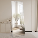 Specchio grande 180x80cm da appoggio a terra parete argento Hamstur-S Aktion