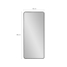 Wandspiegel Silber 180x80cm mit Standfuß Arsen-S Katalog