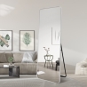 Wandspiegel Silber 180x80cm mit Standfuß Arsen-S Aktion