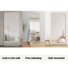 Wandspiegel Silber 180x80cm mit Standfuß Arsen-S Rabatte