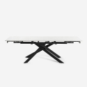 Tisch ausziehbar in Marmoreffekt 160-240x90cm Küche modernes Design Quito Preis