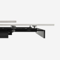 Tisch ausziehbar in Marmoreffekt 160-240x90cm Küche modernes Design Quito Kauf