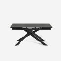 Tisch ausziehbar in Marmoreffekt 160-240x90cm Küche modernes Design Quito Rabatte