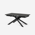 Tisch ausziehbar in Marmoreffekt 160-240x90cm Küche modernes Design Quito Angebot