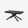 Tisch ausziehbar in Marmoreffekt 160-240x90cm Küche modernes Design Quito Angebot