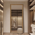 Wandspiegel 180x80cm mit Standfuß klassisch gold Vestur-G Sales