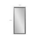 Wandspiegel 180x80cm, hochkant mit Standfuß, Holzeffekt Kommi Katalog
