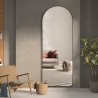 Wandspiegel mit schwarzem Rahmen 170x65cm modernes Design Selur Sales