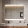 Badezimmerspiegel LED-beleuchtet 90x70cm Anti-Beschlag Krona L Sales