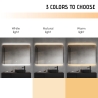 Badezimmerspiegel LED-beleuchtet 90x70cm Anti-Beschlag Krona L Katalog