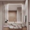 Badezimmerspiegel mit Hintergrundbeleuchtung 60x80cm mit Anti-Beschlag Vindur L Angebot
