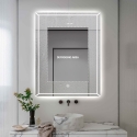 Badezimmerspiegel mit Hintergrundbeleuchtung 60x80cm mit Anti-Beschlag Vindur L Sales